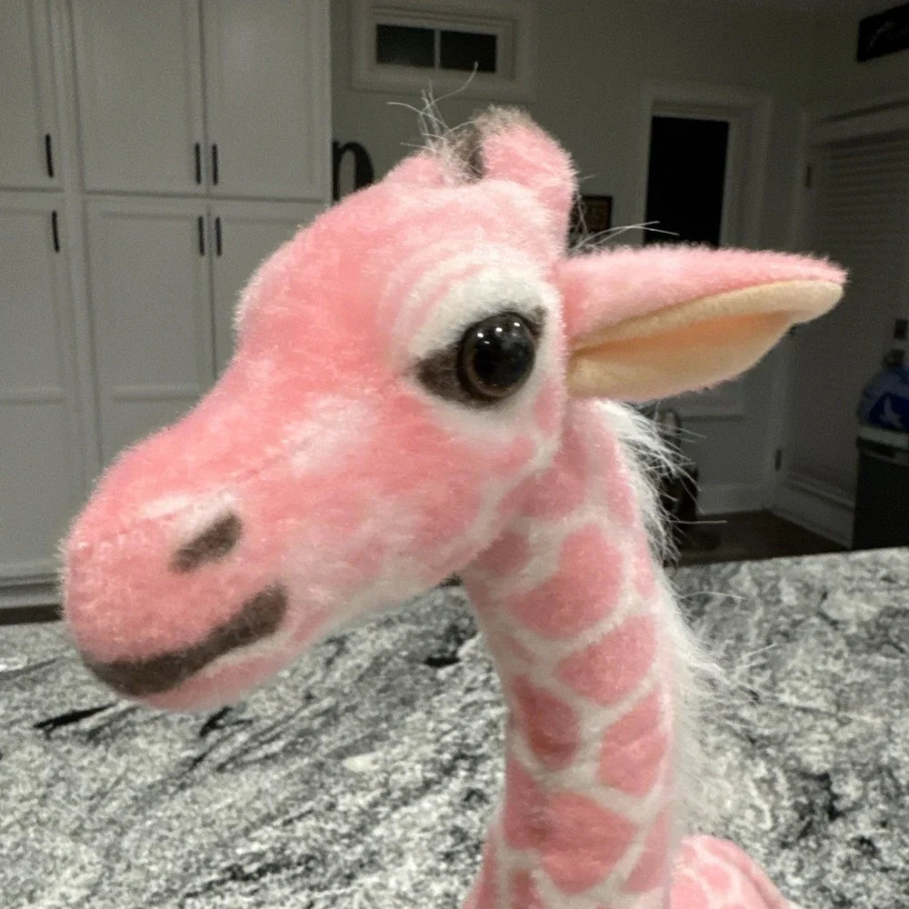 Pink Giraffe Adventure Planet 20in Standing Plush Stuffed Toy AP-GPI25